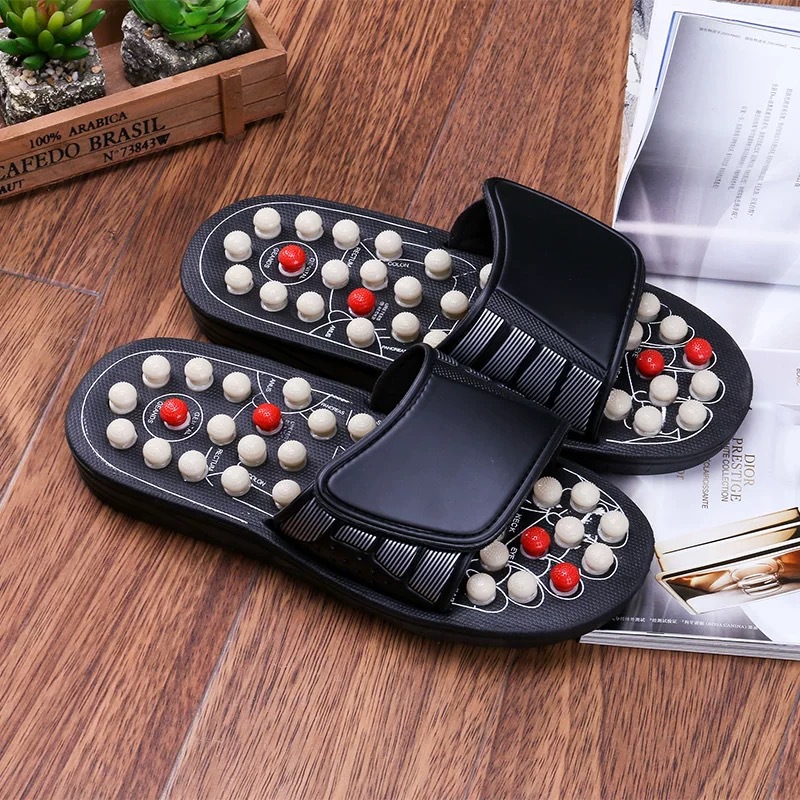 cross-border barbed massage slippers health care foot acupuncture point gossip shoes home daily summer men and women couple manufacturers