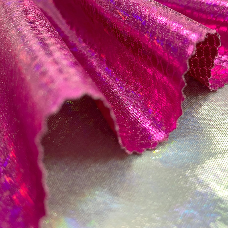nylon polyester rear craft flash fabric elastic double pull bright fabric swimsuit underwear dancing dress bronzing fabric