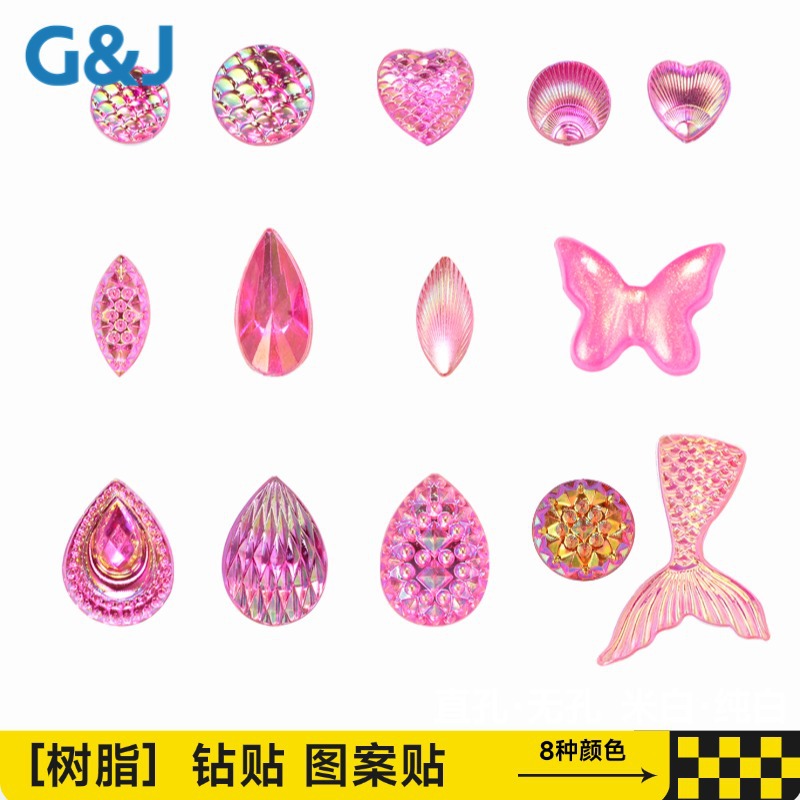 Acrylic Diamond Pattern Stickers for Clothing Accessories
