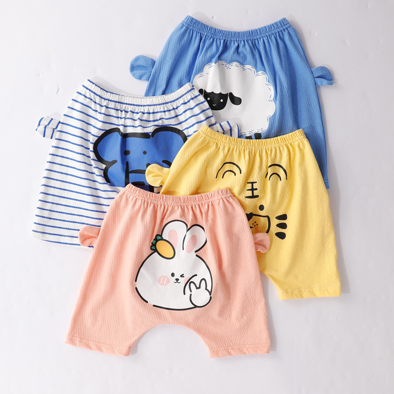 Baby Bottom-Enlarged Pants Summer Thin Male Outer Wear Pants Baby Shorts Female Little Kids' Summer Clothing Toddler Harem Pants New
