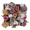 Wholesale 3D 50*50cm Artificial Flower Wall Panels Artificial Flower Wall For Wedding Party Decorations