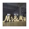 Popular Acrylic Word Alphabet Love Light Up Vintage Marquee Signage for Wedding Party Decorations