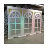 New Design PVC Window Stage Event Stage Acrylic Wedding Backdrop for Party Wedding Decorations