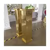 Luxury Gold Plinth Stand Acrylic Wedding Cake Stands Plinth for Wedding Party Decorations